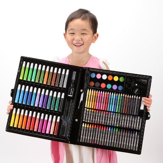Color crayons watercolor pen art painting set