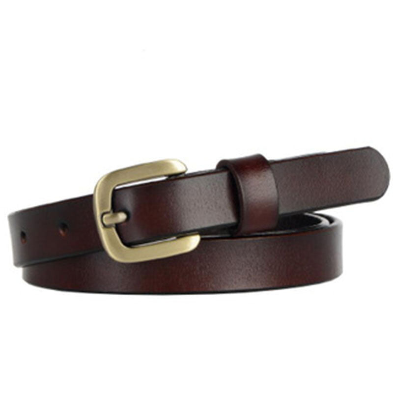 Women's Leather Belt Simple And Versatile Cowhide Belt