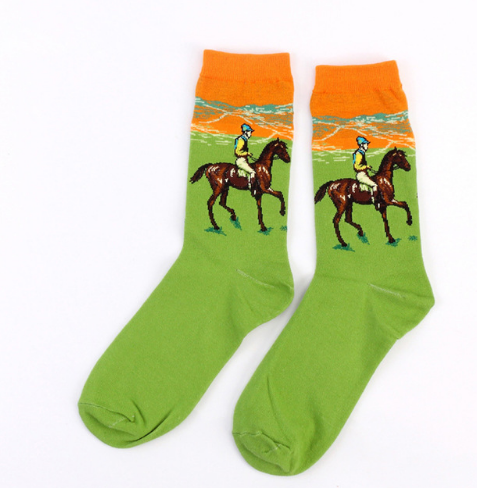 art pattern socks