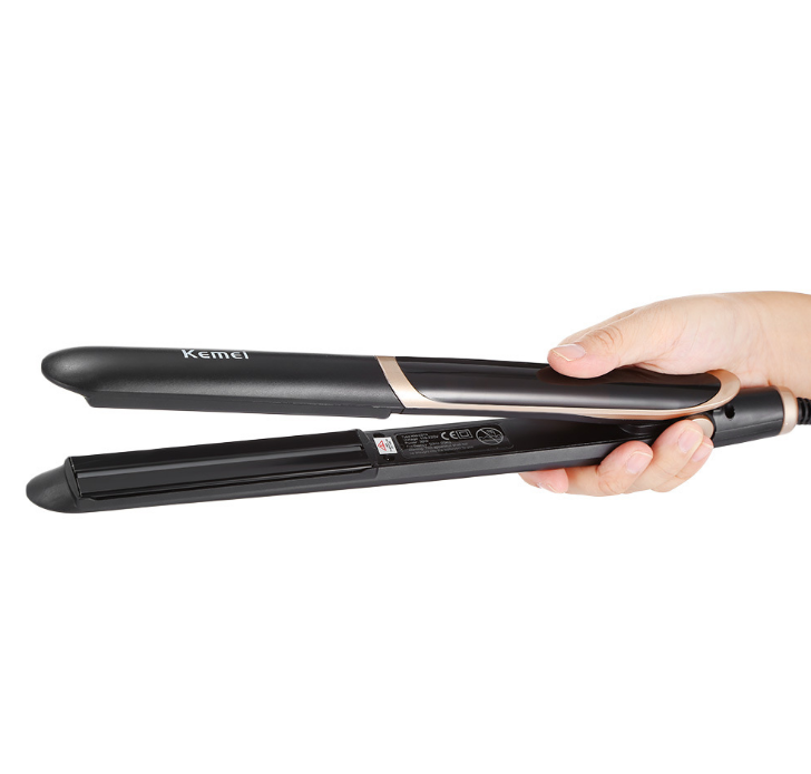 Professional Hair Straightener Curler Hair Flat Iron Negative Ion Infrared Hair Straighting Curling Iron Corrugation LED Display