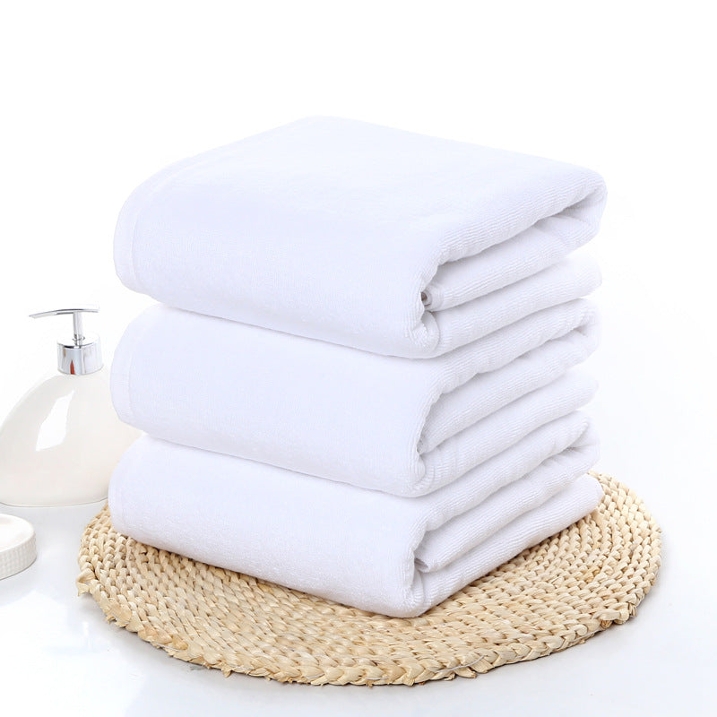 Pure cotton thickened bath towel