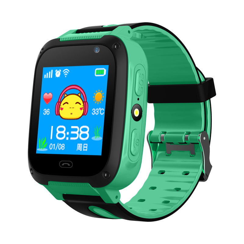 Gifted Children Touch Screen Smart Wearable Phone Watch With GPS Positioning Anti Loss Function