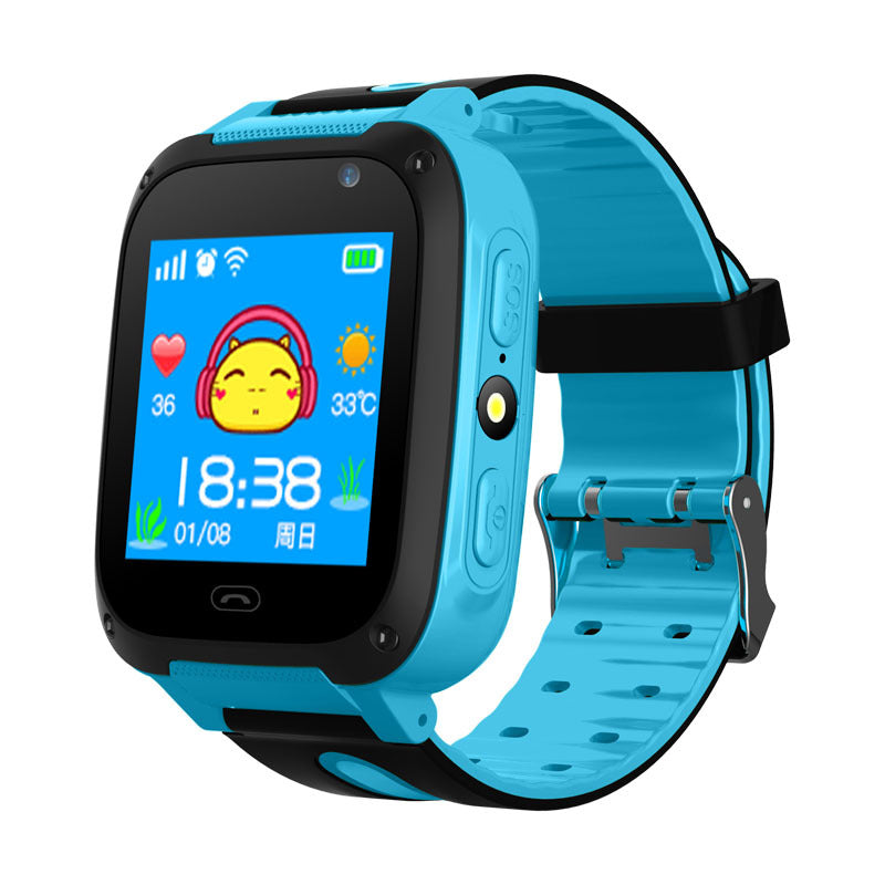 Gifted Children Touch Screen Smart Wearable Phone Watch With GPS Positioning Anti Loss Function