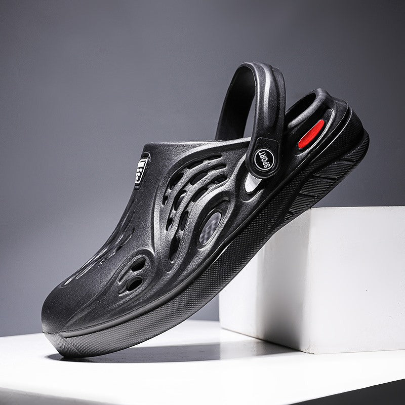 Fashion sandals and slippers men's beach hole shoes