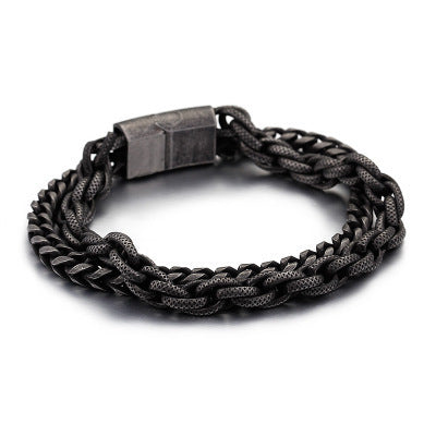Men's titanium steel bracelet