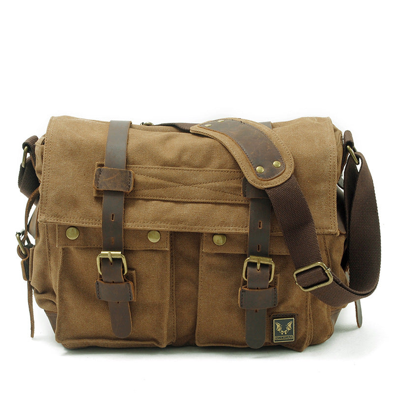 Men's And Women's Messenger Bags Horizontal Square Type