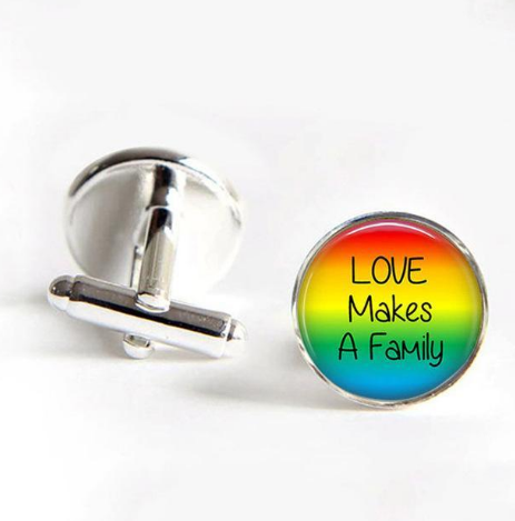 Gay Pride Cufflinks