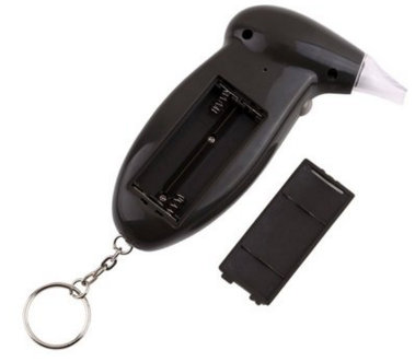 Digital Alcohol Exhaust Test Instrument Drunken Analyzer Detect Key Chain Exhale Detector LCD Display