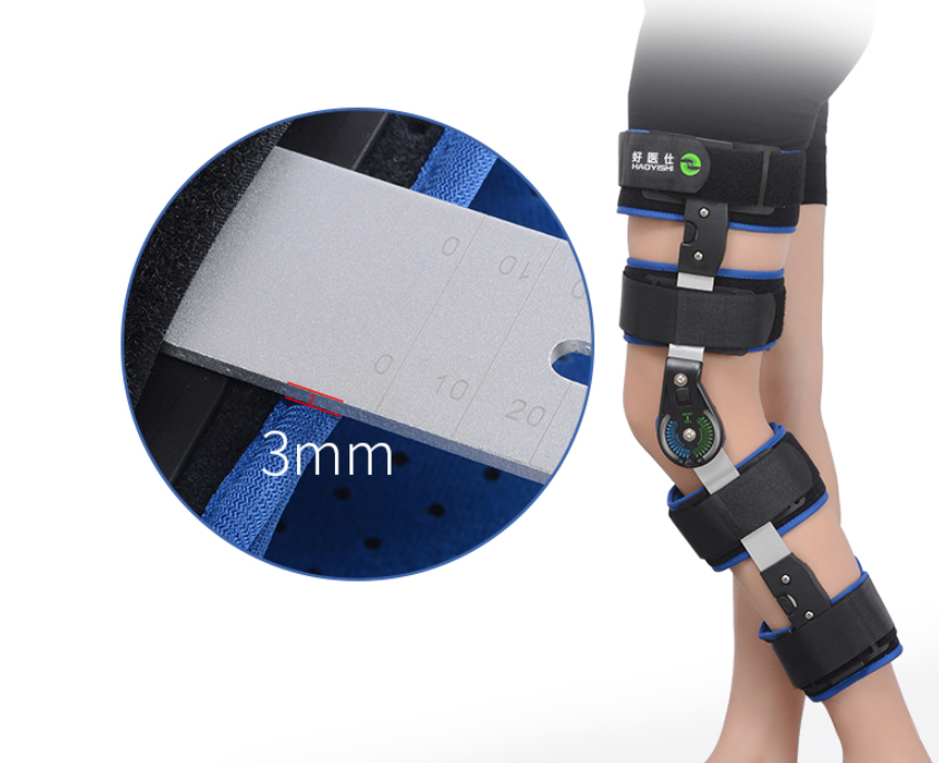 Knee joint fixation adjustable brace leg fracture protector