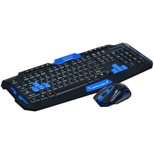 Hk8100 2.4 G Wireless Gaming Keyboard Mouse Combo Ergonomics Waterproof Optical For Pc Laptop Desktop Gamer