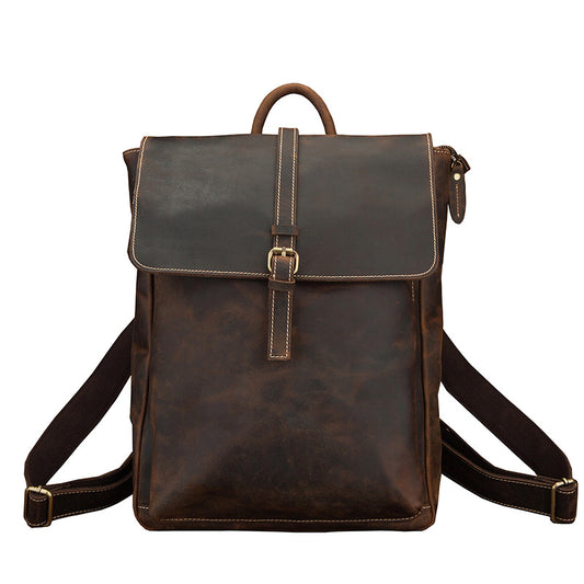 Cowhide backpack