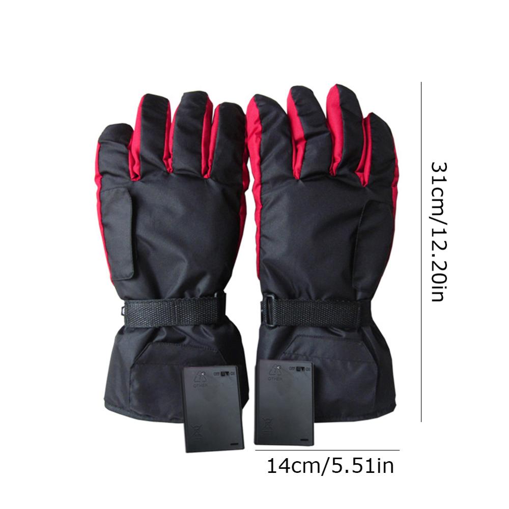 Cycling Gloves Five-finger Back Thermoelectric Gloves