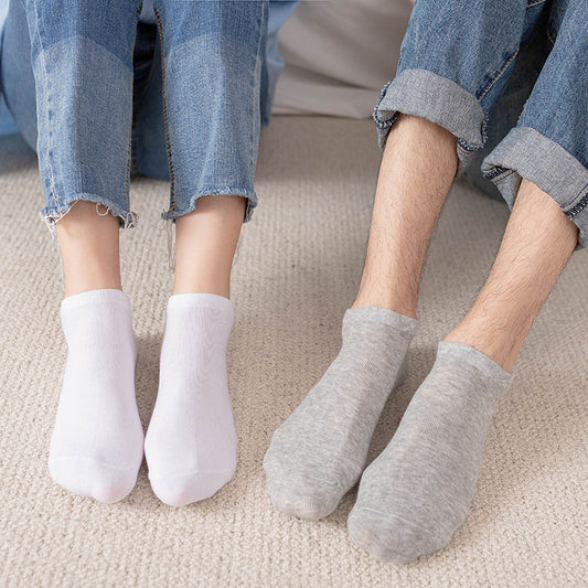 Shallow Mouth Low Cut Thin Flat Cotton Socks