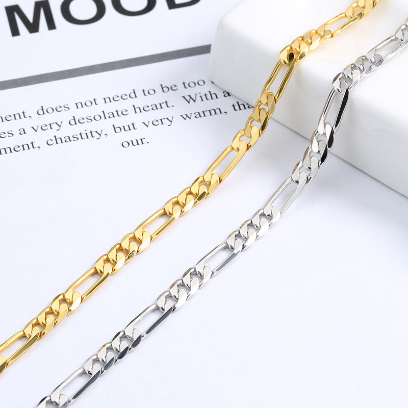 S925 Sterling Silver Bracelet Chain Cold Wind Niche Simple Chain