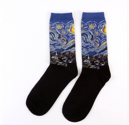 art pattern socks