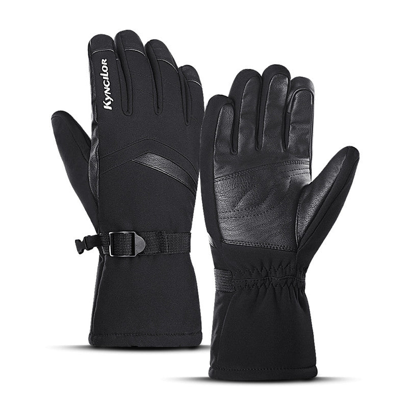 Cycling Men's Thickened Ski Gloves Sport Windproof