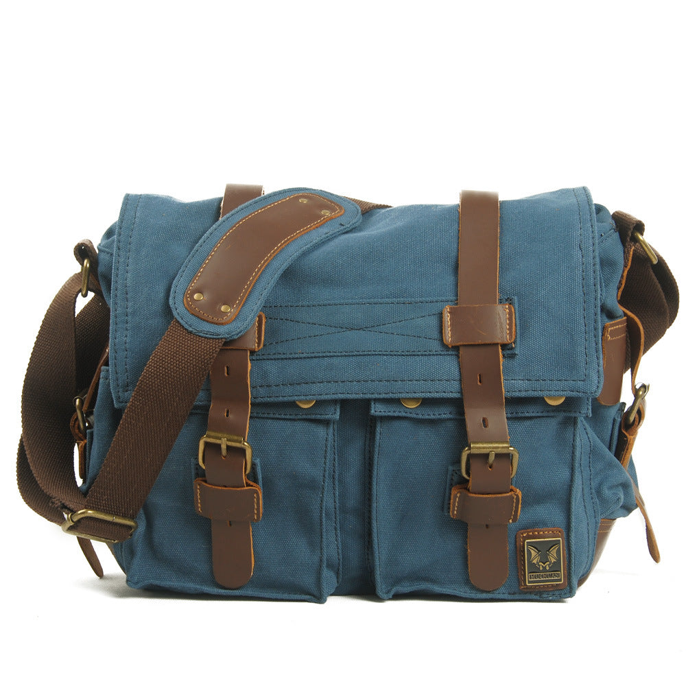 Men's And Women's Messenger Bags Horizontal Square Type