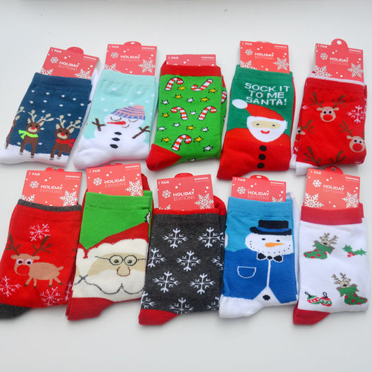 Pure Cotton Warm Socks Casual Cartoon