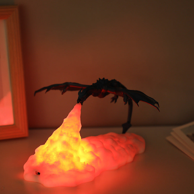 2022 Newest Dropship 3D Printed LED Dragon Lamps As Night Light For Home Hot Sale Than Moon Lamp Night Lamp Best Gifts For Kids