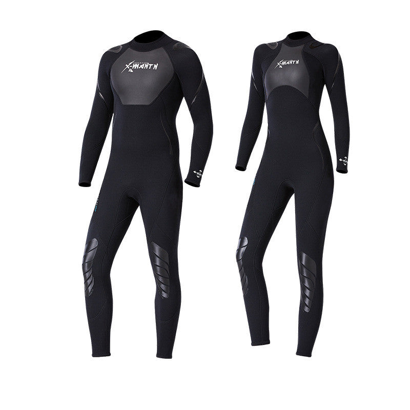 1.5MM One-piece Warm And Cold Long-sleeved Snorkeling Surfing Sunscreen Jellyfish Swimsuit