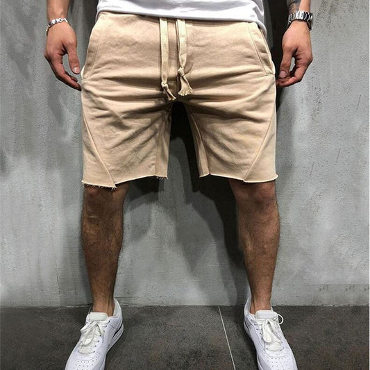 Summer men's gym sports sport grey shorts for men