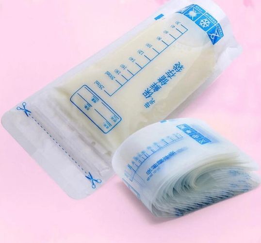 30 Pieces 250ml Milk Freezer Bags Mother Milk Baby Food Storage Breast Milk Storage Bag BPA Free Baby Safe Feeding Bags Feeding