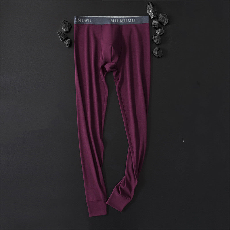 Men's High-end Fleece Thin Inner Thermal Pants