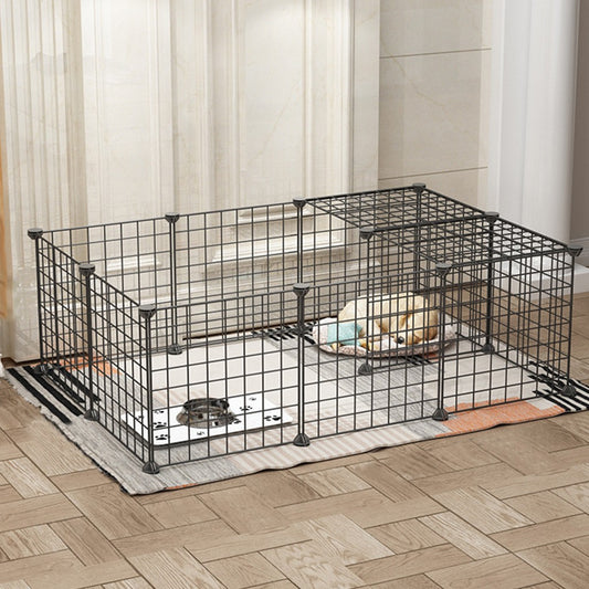 Metal Pet Playpen Dog Kennel Pets Fence Exercise Cage 16 Panels US Stock
