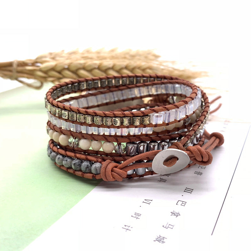 Vintage braided handmade bohemian bracelet