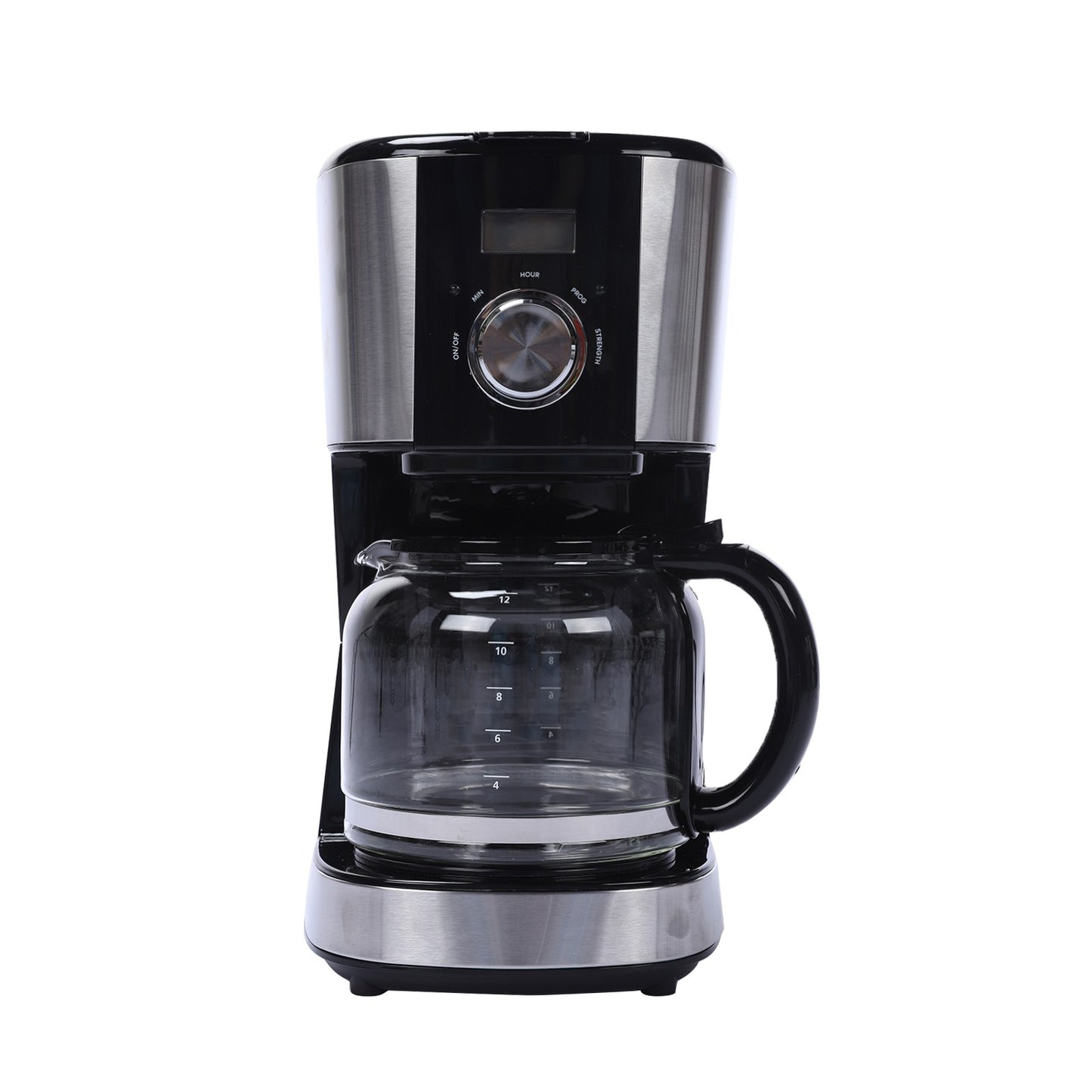 12Cup Stainless Steel Programmable Coffee Machines W Timer And Strength Control