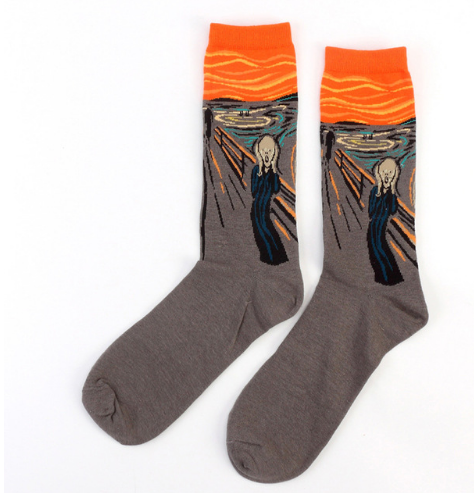 art pattern socks