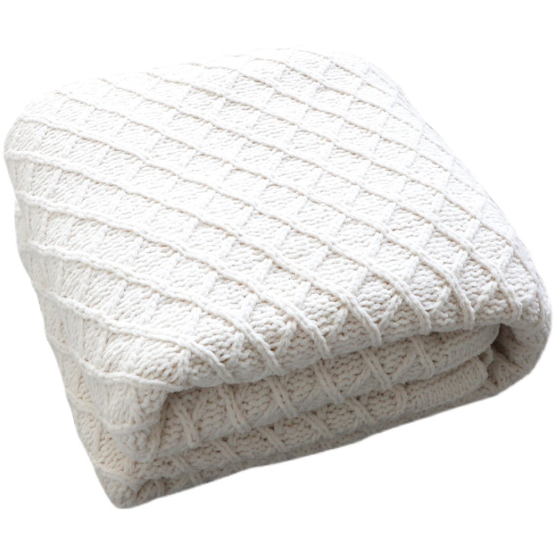 Household Simple Thickened Soft Chenille Knitted Blanket