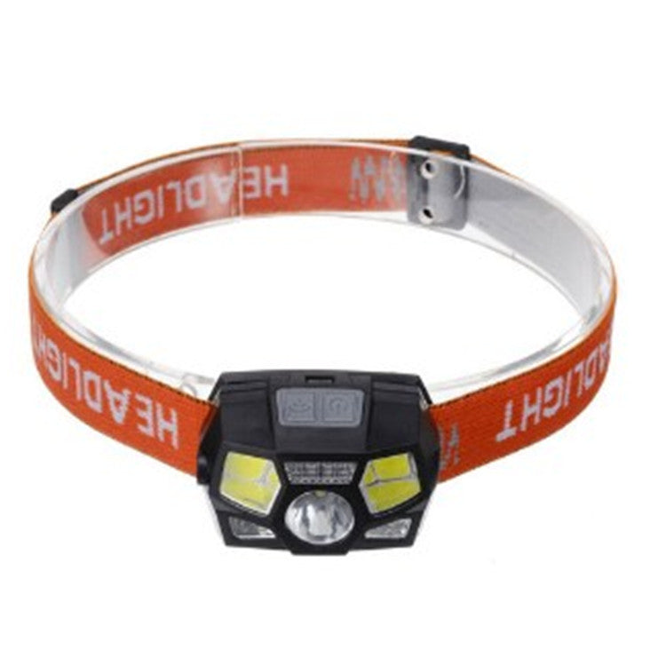 USB charging glare LED head-mounted running flashlight