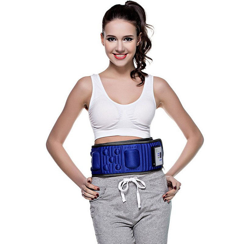 Health Care Vibration Body Massager Back X5 Waist Slimming Sauna Massage Belt With 5 Motors Weight Loss Heating Function