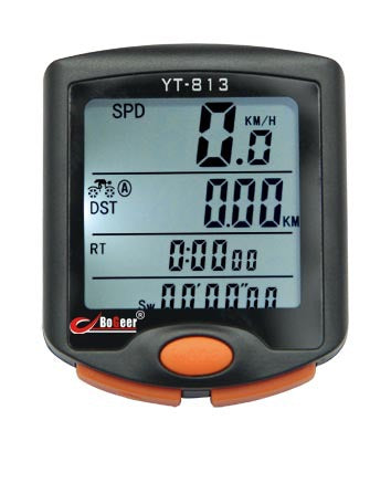 Multifunctional Waterproof Code Meter Odometer Speedometer Watch Bogle Touch Screen 813 Wired