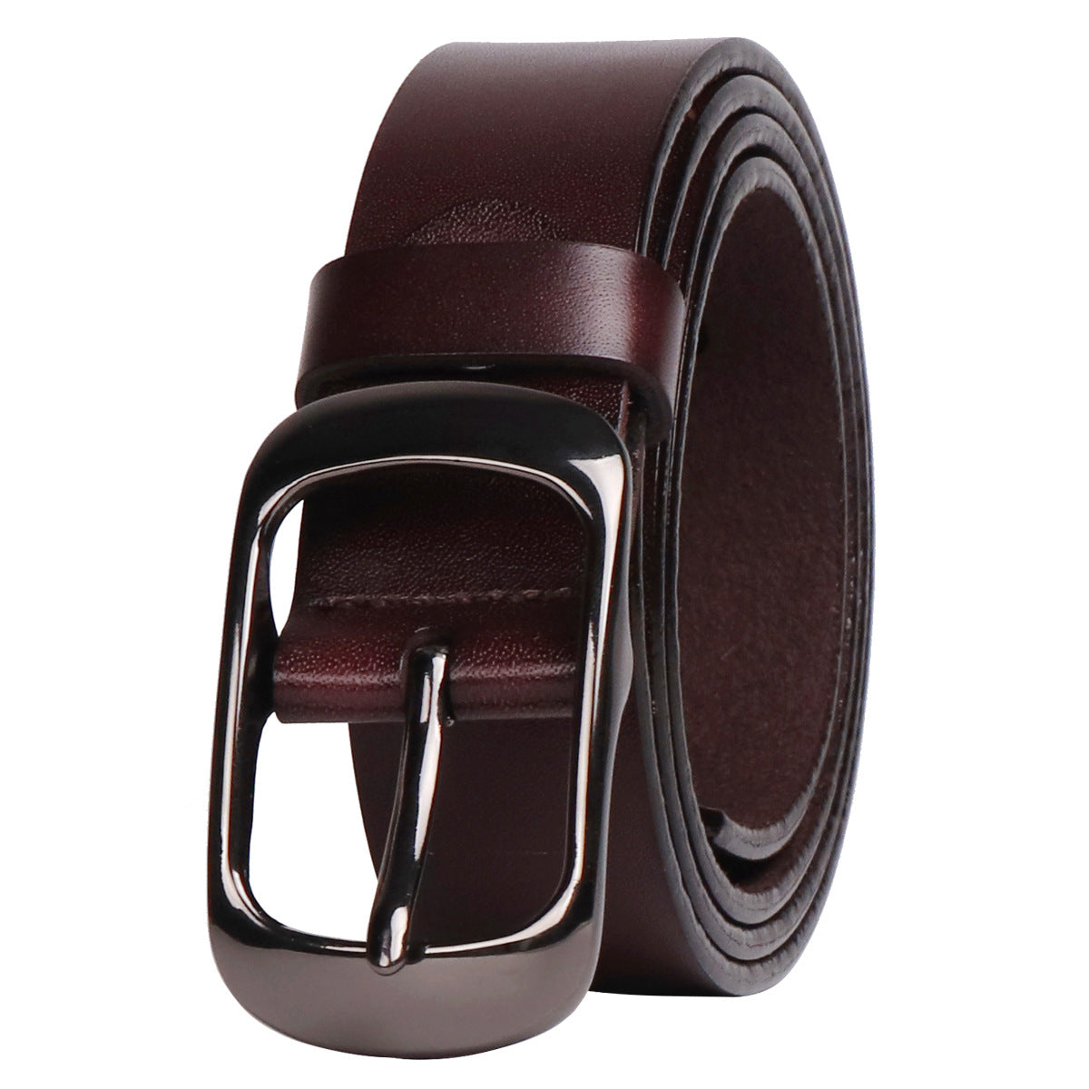 Ladies leather belt