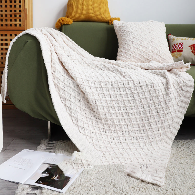 Household Simple Thickened Soft Chenille Knitted Blanket