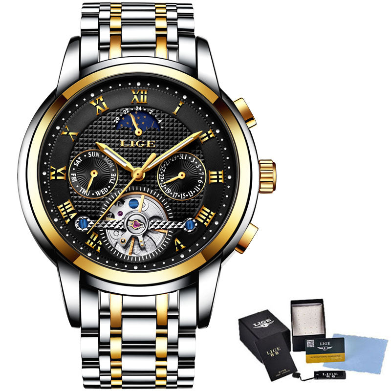 Tourbillon multifunctional mechanical watch