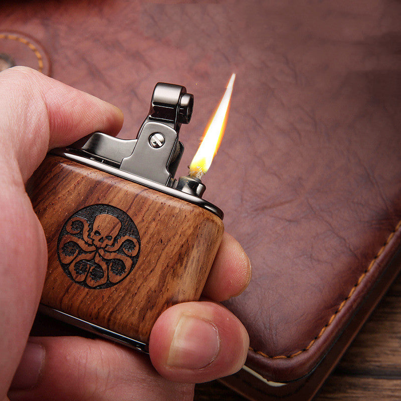 Sandalwood Retro Kerosene Lighter Nostalgic Old Fashioned