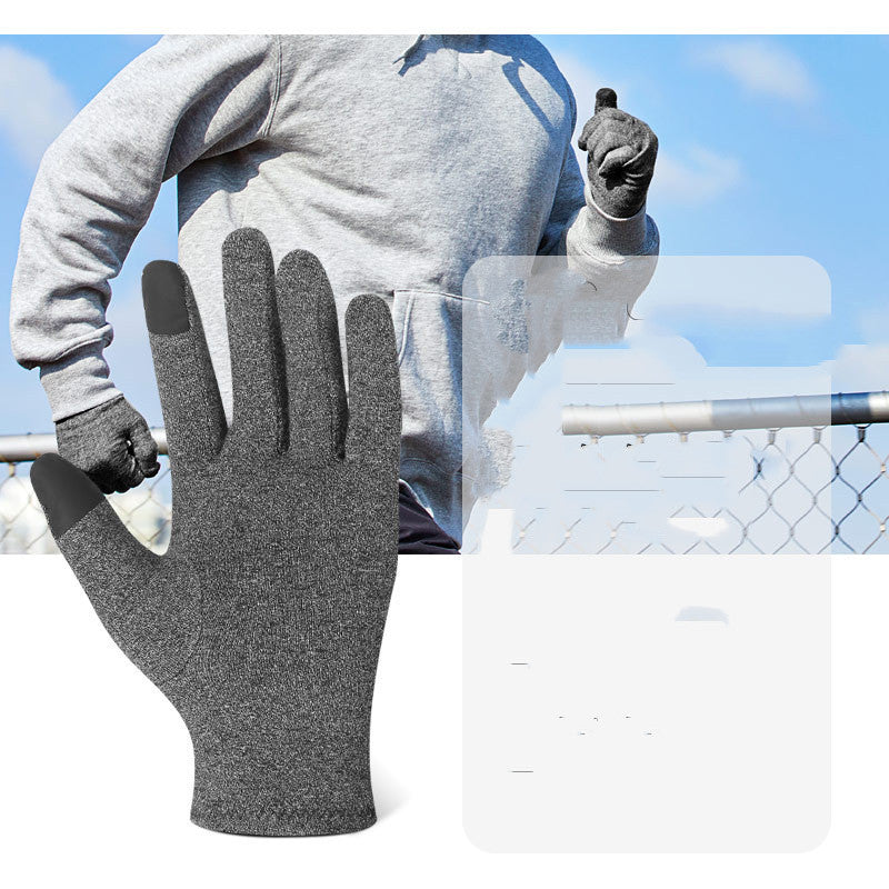 Pressure Touch Screen Mobile Phone Gloves Protect Joints To Keep Warm