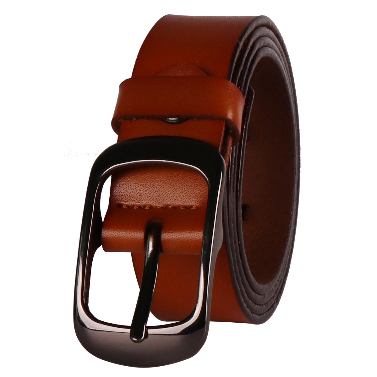 Ladies leather belt