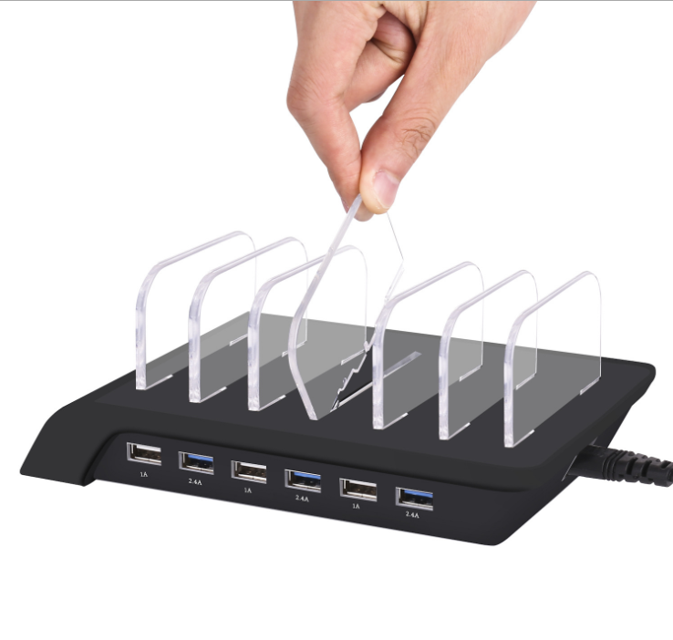 Six-port USB Mobile Phone Charging Stand