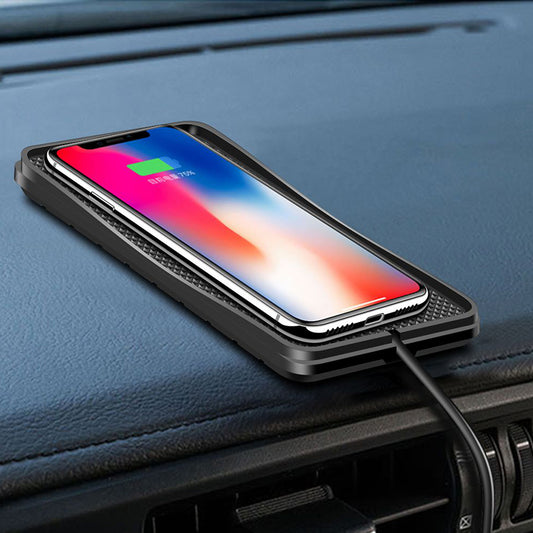 Compatible with Apple, Car Anti-Slip Wireless Charger