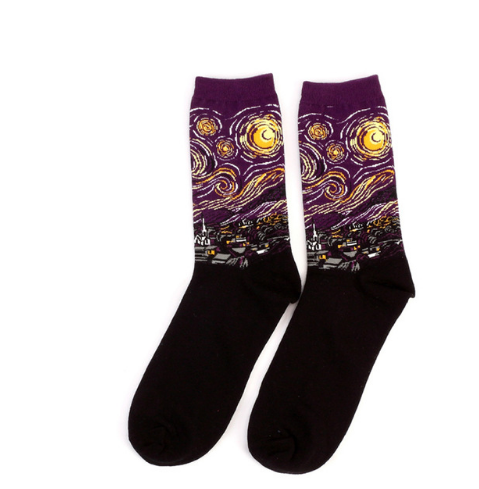 art pattern socks