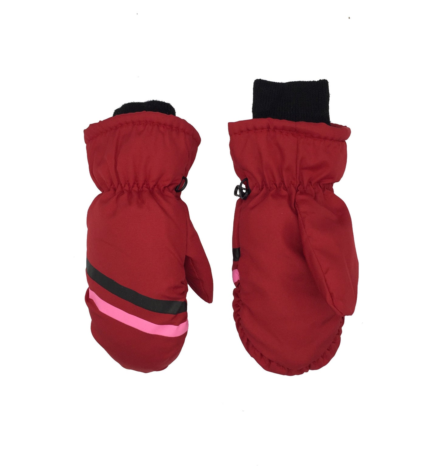 Children's Thick Geometric Print Warm Ski Gloves