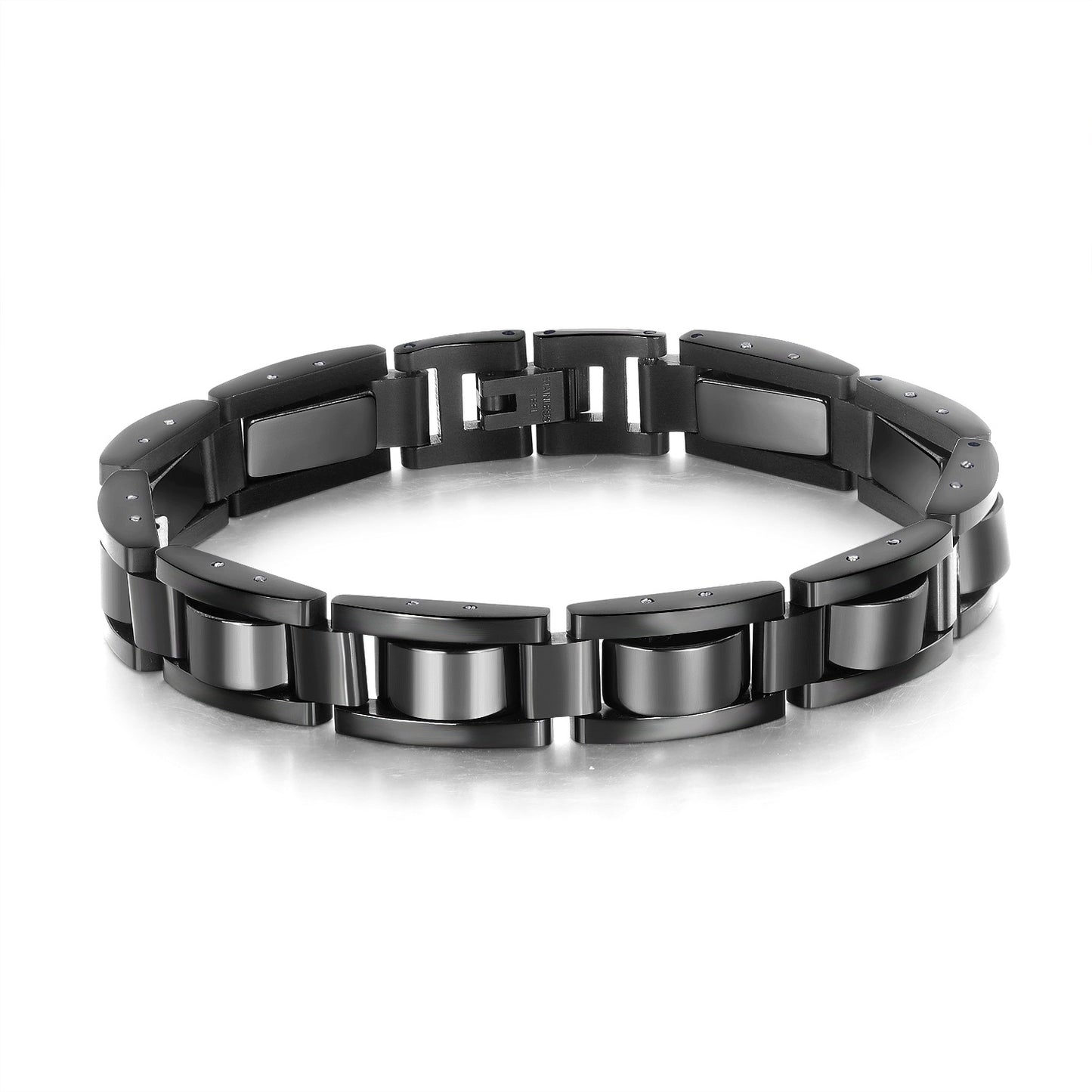 Fashion Titanium Steel Magnet Men's Bracelet