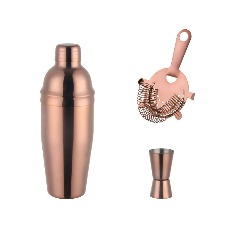 Stainless Steel Shaker With Titanium-plated Color Shaker