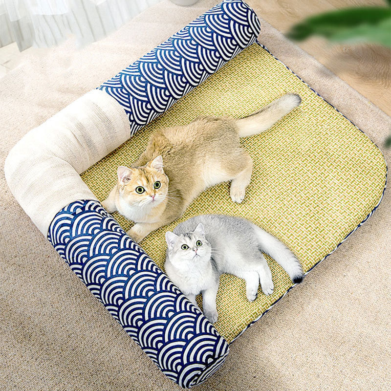 Cat Mats For Sleeping In Summer Non-stick Hair Mats For Four Seasons Pets