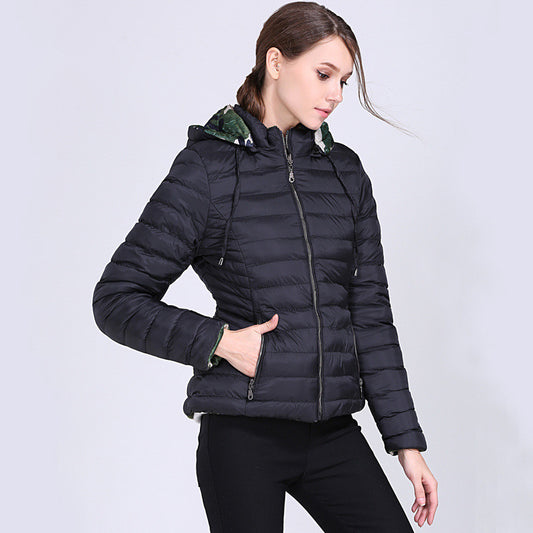 Women's Camouflage Down Cotton Padded Jacket