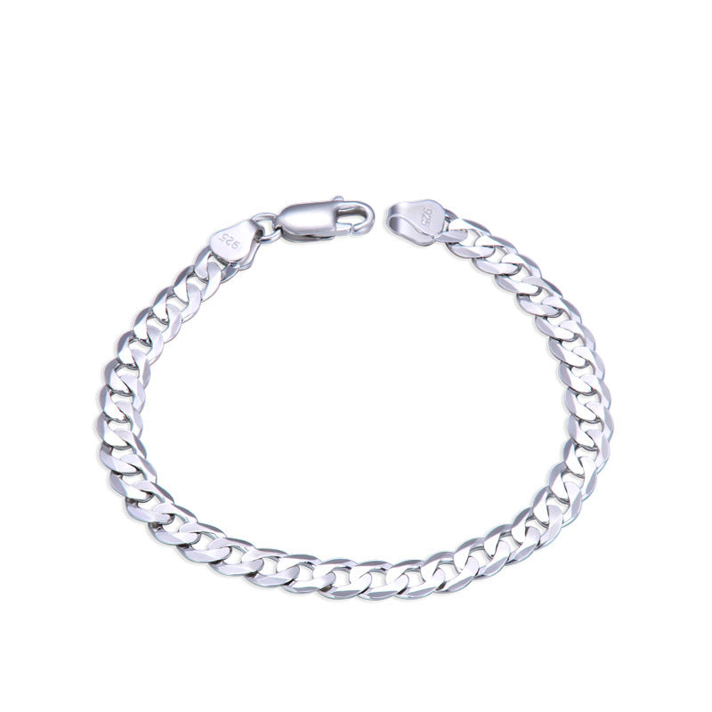 Silver Men's Bracelet Trend Horsewhip Men